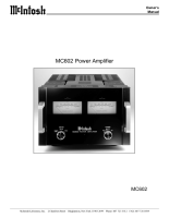 McIntosh MC-602 - Owners manual 
